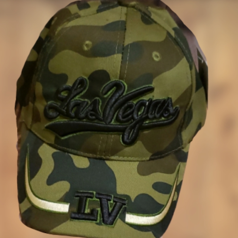 NWT camouflage las Vegas baseball cap hat